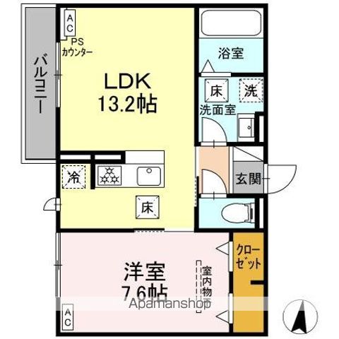 DーHILLS原島町の間取り写真