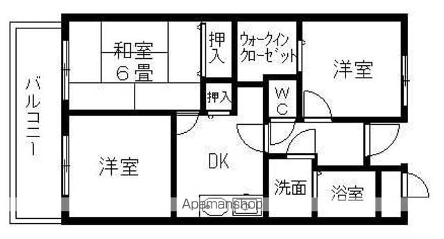 パルテール桑の木の間取り写真