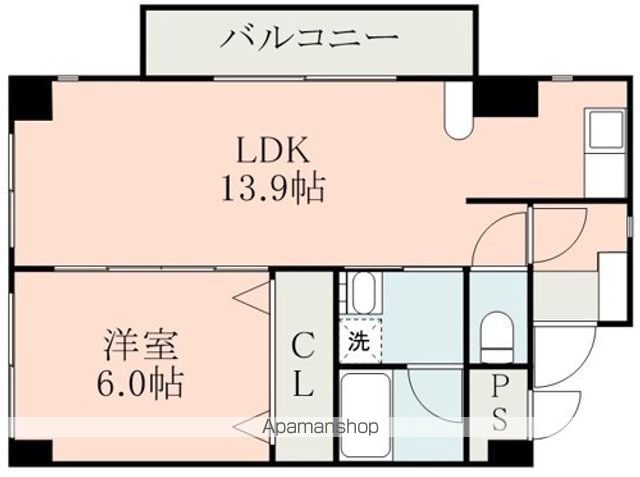アラベスク新町の間取り写真