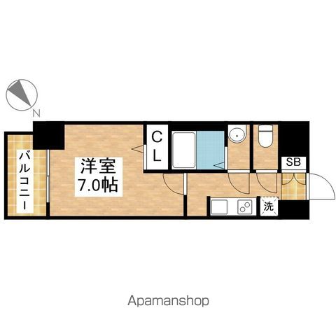 リシュドール川名駅の間取り写真