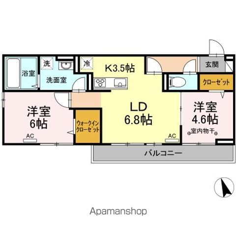 EC レジデンスの間取り写真