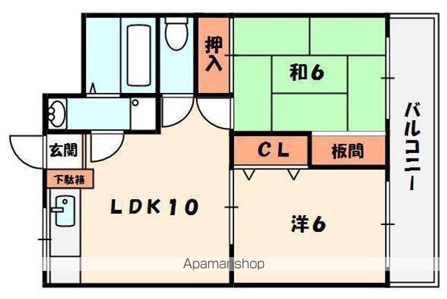 ハーモニーライフ春日の間取り写真