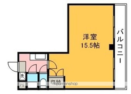 カーサソラッツオ壱番館[1K/29.65m2]の間取図