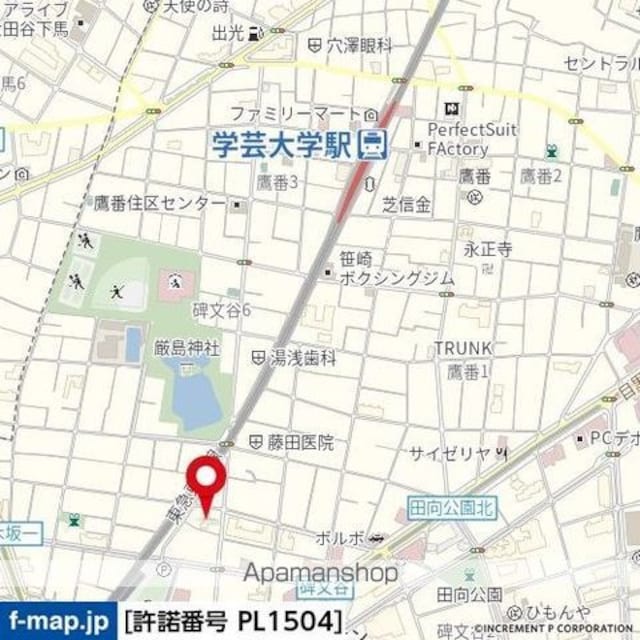 ライオンズマンション学芸大学第三[1R/17.84m2]の周辺