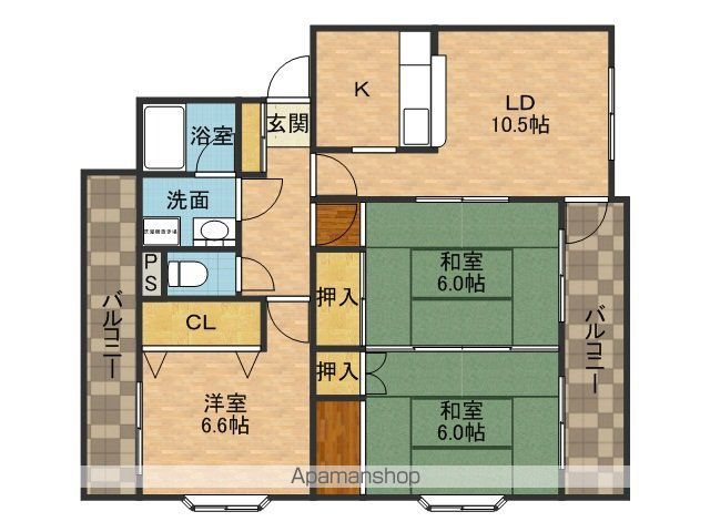 小林マンションの間取り写真