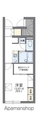 レオパレスノールボワ[1K/23.61m2]の間取図