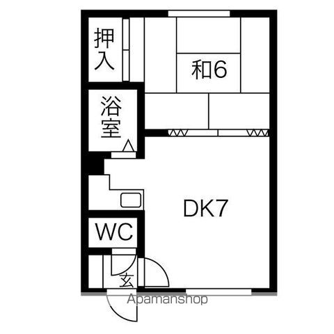 栄マンションの間取り写真