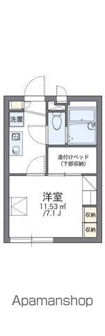 レオパレスリッチトレインの間取り写真