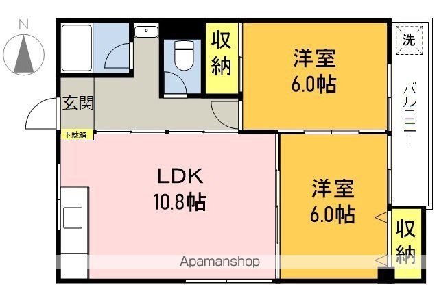 U・TOPIA43Aの間取り写真