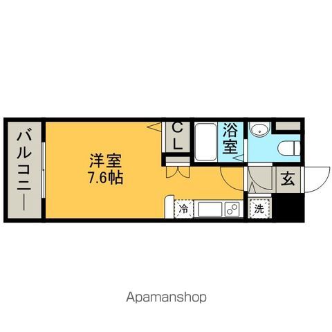 エンクレスト天神東の間取り写真