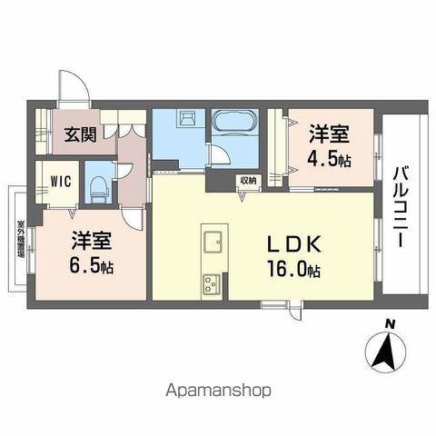 シャーメゾン壺川の間取り写真