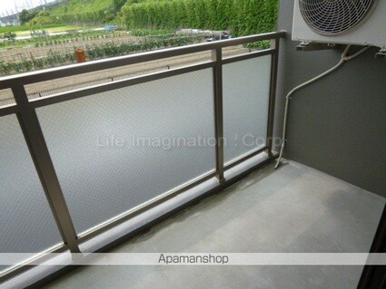 滋賀県栗東市坊袋[1LDK/41.82m2]のバルコニー