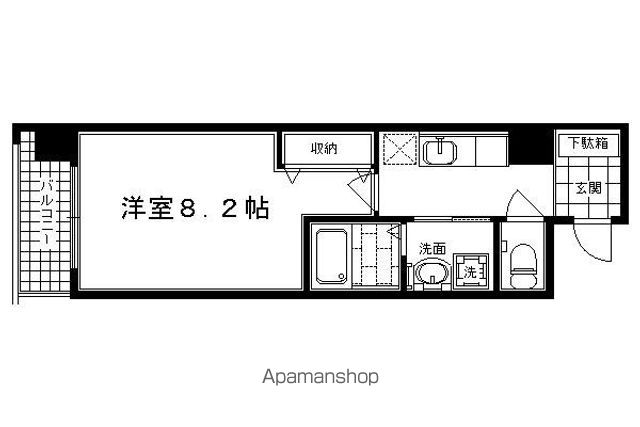 プレゼンス堀川の間取り写真