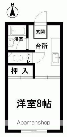 ベルコーポの間取り写真