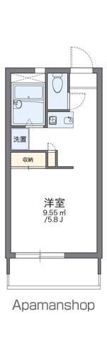 レオパレス中居の間取り写真
