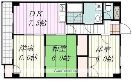 コーポラスＡＣ[3DK/55.13m2]の間取図