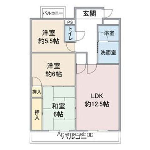 モネ水草の間取り写真