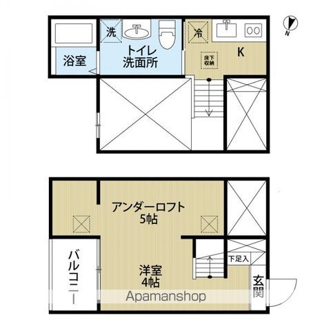 シェルト氷室の間取り写真