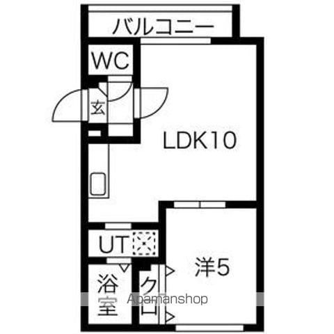 フォンテーヌ東札幌の間取り写真