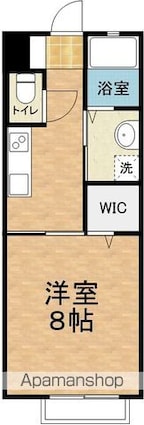 ウィズハイム沢村[1K/29.24m2]の間取図