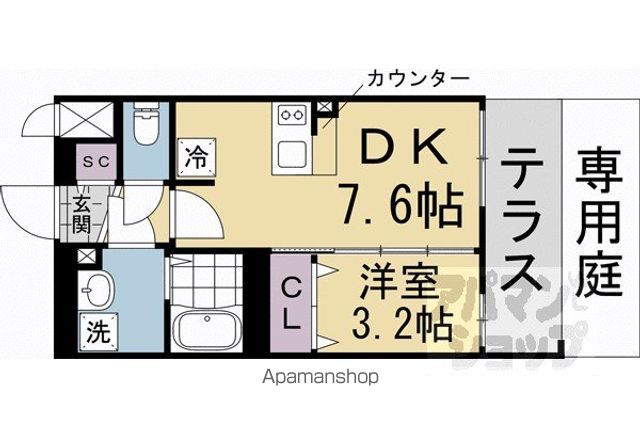 ファステート京都ステーションウォズの間取り写真