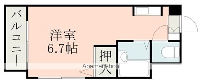 マーカス天神の間取り写真