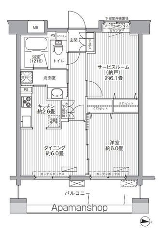 リベルタ港北の間取り写真
