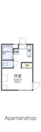 レオパレスメゾン・ド・ユキ[1K/19.14m2]の間取図