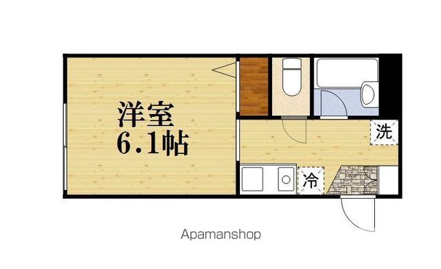 【三鷹市野崎のアパートの間取り】