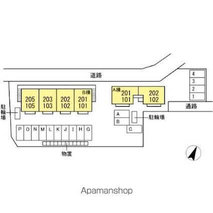 ロイヤルストーク　Ｂ[2DK/40.29m2]の配置図