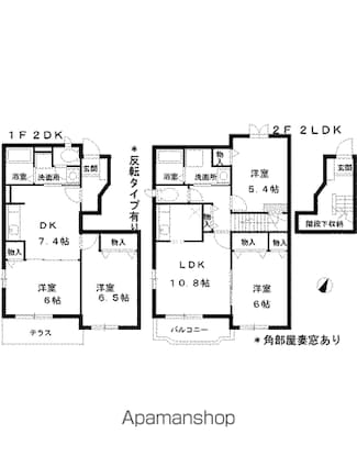 グリーンフェア　Ⅱ[2LDK/61.54m2]の間取図