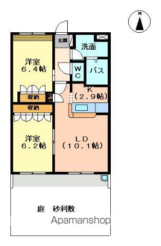 サンセットヒルズの間取り写真