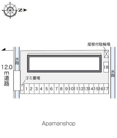 【松山市余戸中のアパートの写真】