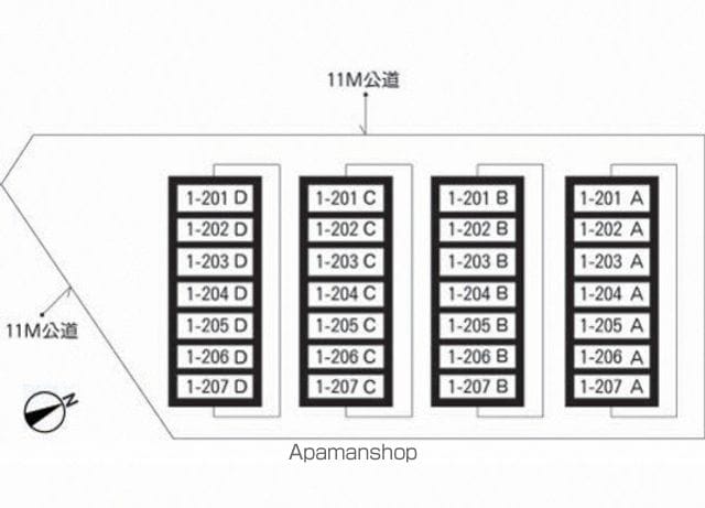 アビタシオン白鳥Ｃ 201 ｜ 東京都葛飾区白鳥３丁目3-4（賃貸アパート1K・2階・16.00㎡） その6