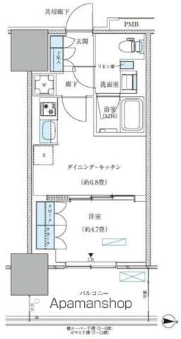 パークアクシス西大島コンフォートスクエアの間取り写真