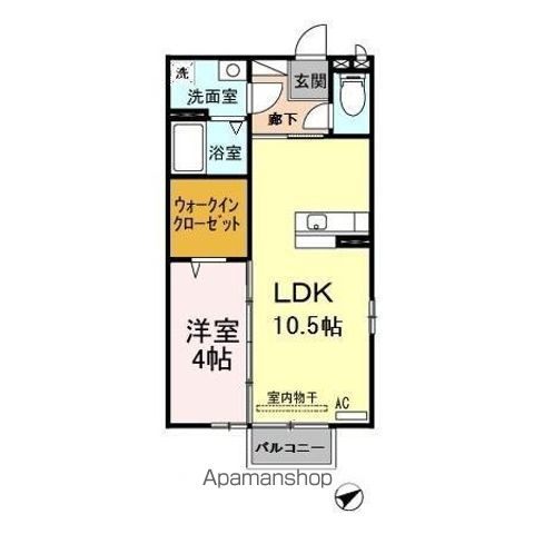 セイシェル・大山 C棟の間取り写真