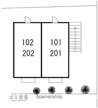 シャルマンウエスト[1K/25.66m2]の内装