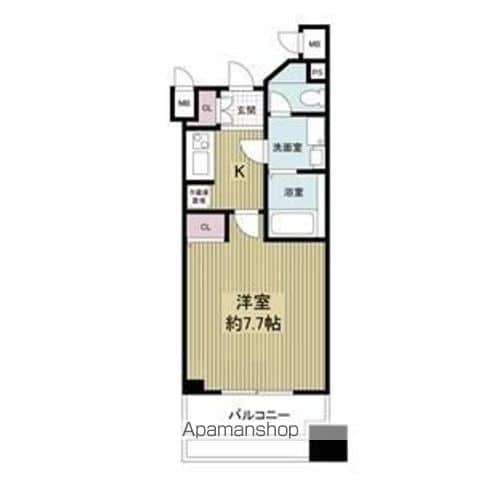 LASANTE京橋の間取り写真