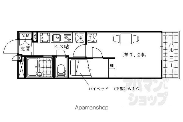 レオパレス今屋敷の間取り写真