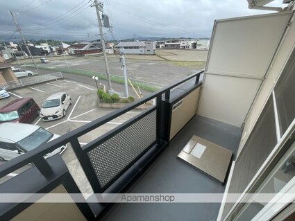 和歌山県御坊市島[1K/29.25m2]のバルコニー