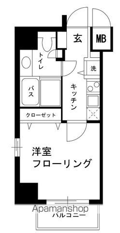 アリエルズ赤坂の間取り