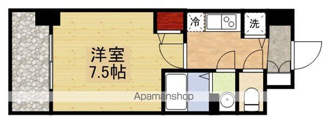 ディームス江坂の間取り写真