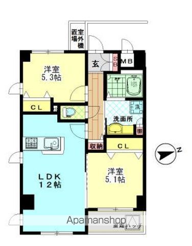 【国分寺市本町のマンションの間取り】