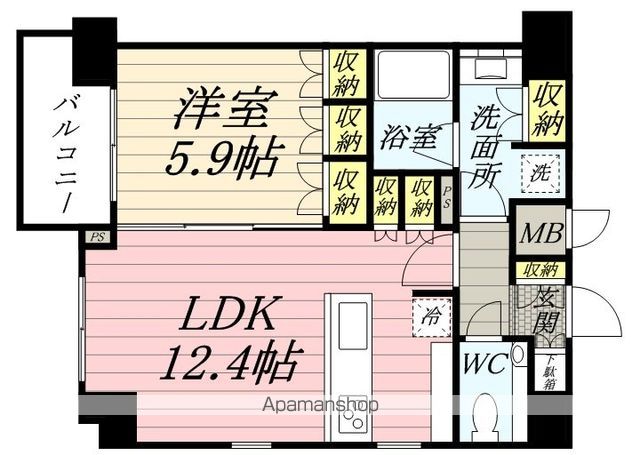 エルスタンザ平河町の間取り