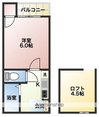 国分ハイツの間取り写真