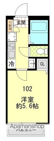 横濱蒔田クレールの間取り写真