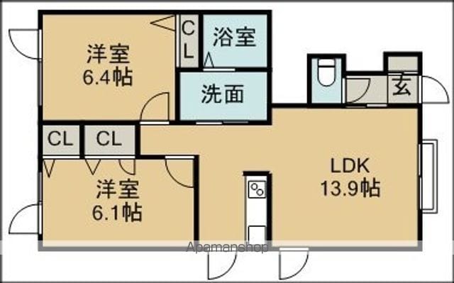 ミュンヘン福住の間取り写真