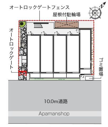 クレイノアイフィールド八千代 405 ｜ 千葉県八千代市八千代台北１丁目4-4（賃貸マンション1K・4階・26.08㎡） その13