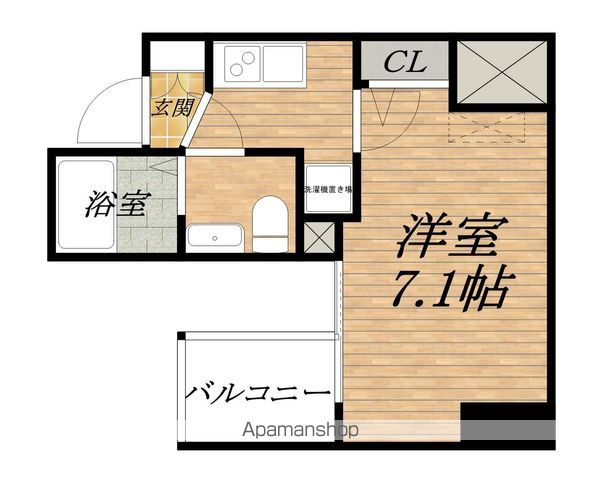 アドバンス心斎橋RASSURERの間取り写真