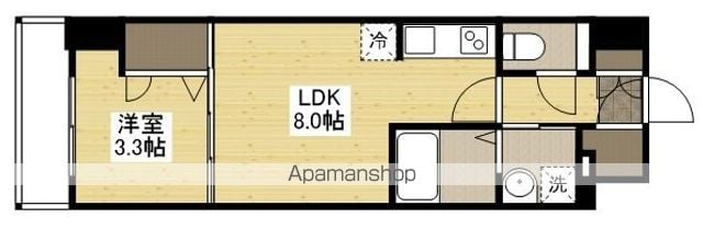 S−RESIDENCE広島駅CLARITYの間取り写真